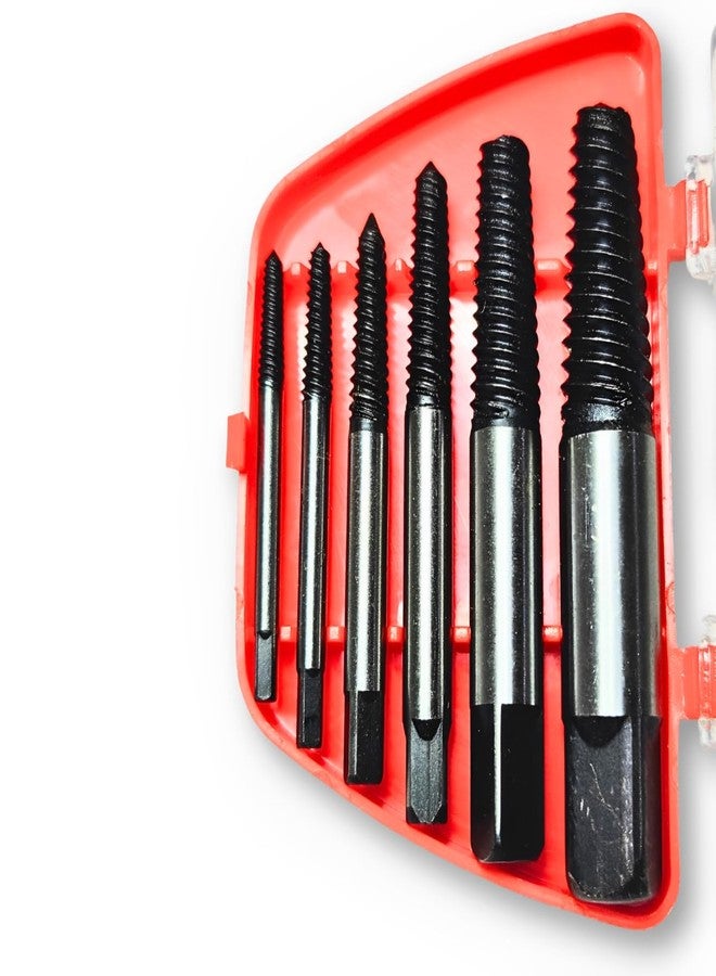 ZIODIC Damaged Screw Extractor Remover Tools Kit, Set of 6 Pcs, for Stripped Screw and Broken Bolt Removers, Screwdriver Bit Set (6 Pcs) - Image 1